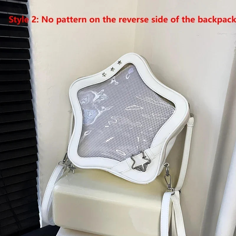 New Ita Bag Backpacks 2026 Popular Transparent School Bag for Women Sweet Chic Star Crossbody Bag Display Autumn Bolsa Сумка