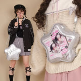 New Ita Bag Backpacks 2026 Popular Transparent School Bag for Women Sweet Chic Star Crossbody Bag Display Autumn Bolsa Сумка