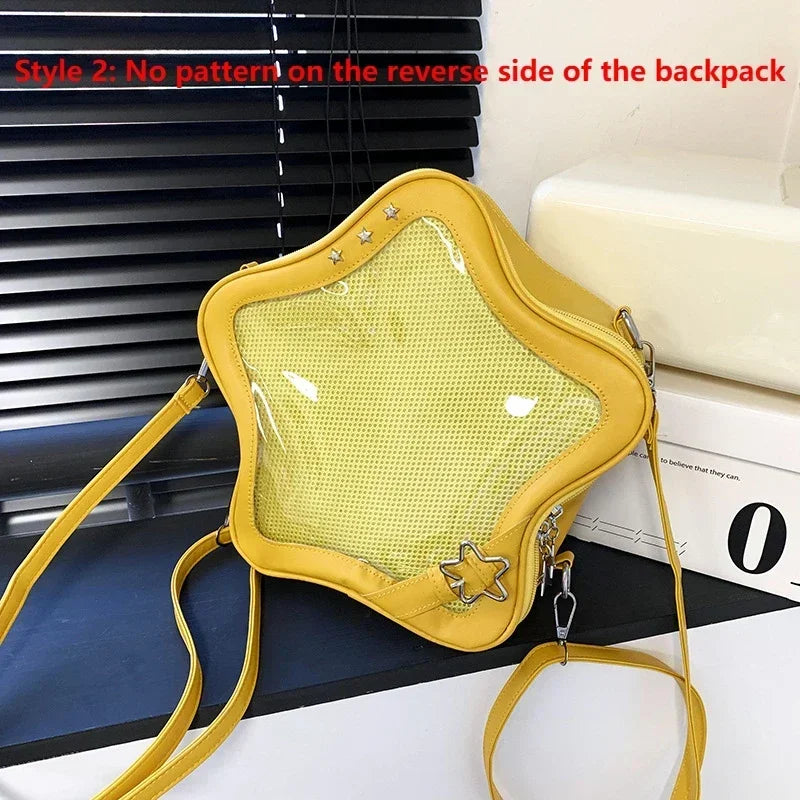 New Ita Bag Backpacks 2026 Popular Transparent School Bag for Women Sweet Chic Star Crossbody Bag Display Autumn Bolsa Сумка